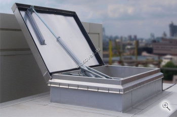 Металлический люк на крышу Л-116 - купить от производителя Мосдвери Металлический люк на крышу Л-116