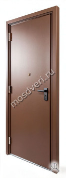 Дверь входная коричневая техническая КДВ-020 - купить от производителя Мосдвери Дверь входная коричневая техническая КДВ-020